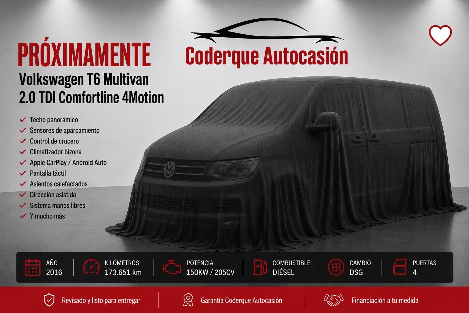 VOLKSWAGEN MULTIVAN 2.0 TDI Comfortline 4Motion